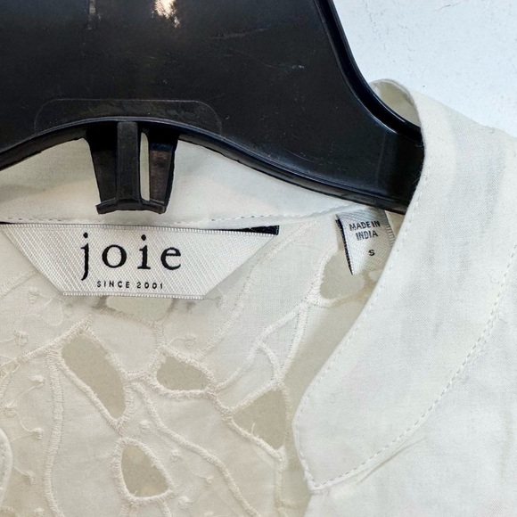 Joie ‘Perci’ Floral Eyelet Long Sleeve Blouse - Picture 6 of 9